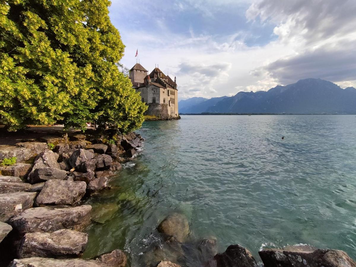 Aparthotel Castle View Veytaux Exteriér fotografie